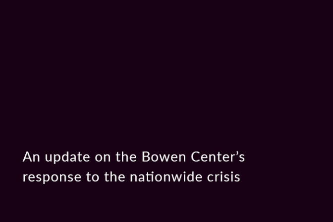 Bowen news on COVID-19 efforts