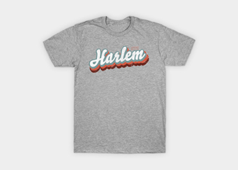 TShirt with harlem logo feat
