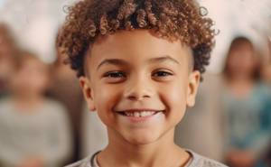 Child smiling